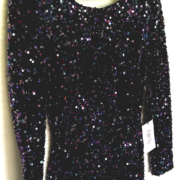 *NEW Crystal Sky sequin Dress size M - Picture 8 of 8
